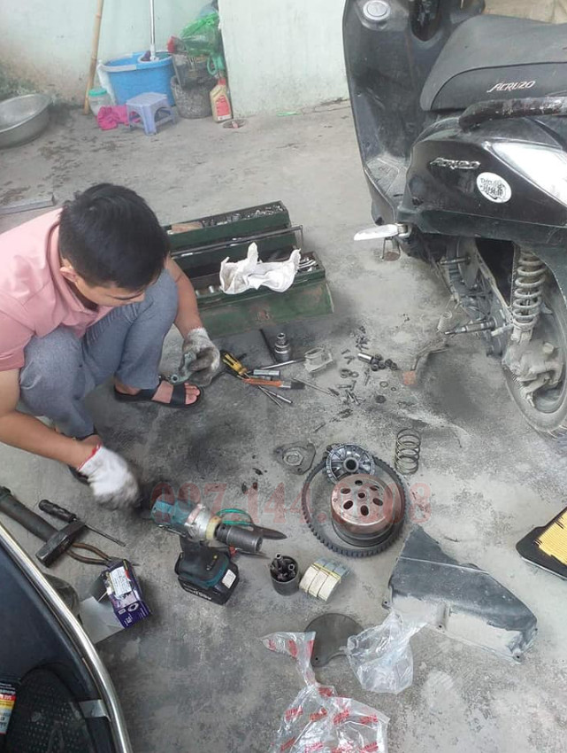 dịch vụ cứu hộ xe máy huyện Ba Vì